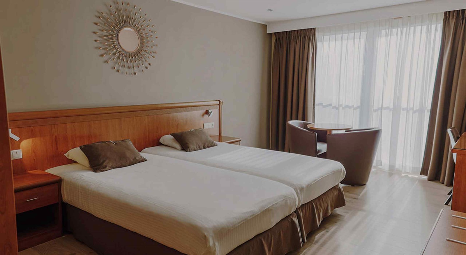 Chambre standard avec lits jumeaux, chambre d'hôtel à Bastogne, Maison Melba