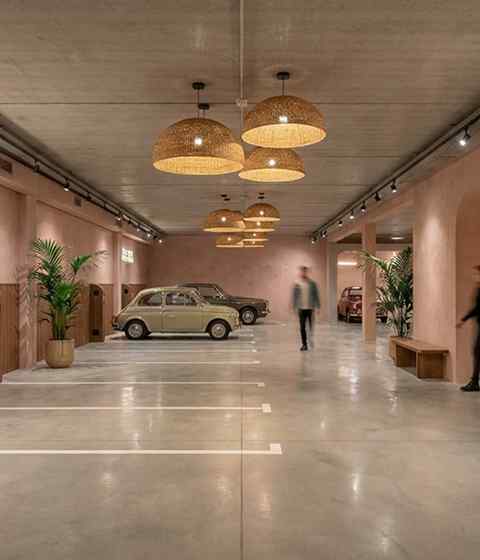 Parking couvert de Maison Melba, hôtel avec parking à Bastogne