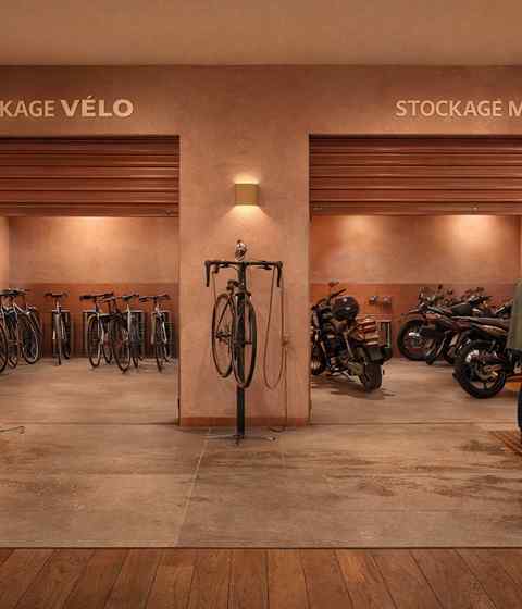Local vélos sécurisé, hôtel avec parking vélo à Bastogne, Maison Melba